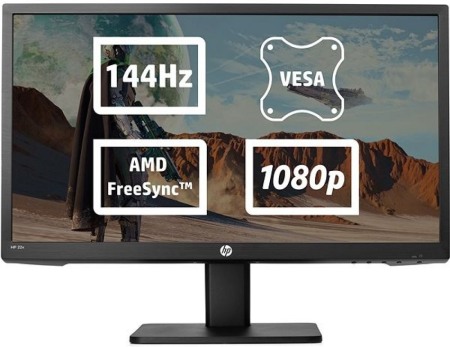Monitoare NOI - Monitor gaming LED TN HP 22x 6ML40AA, 21.5", Full HD, HDMI, 1ms, 144Hz, FreeSync, Negru 6ML40AA