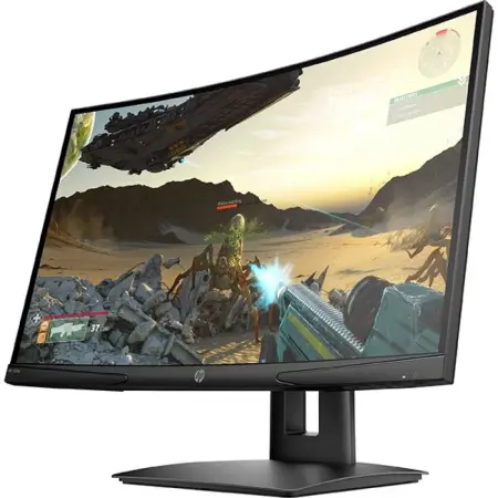 Monitoare Renew - Monitor Renew Curbat Gaming HP X24c, 23.6&#39;&#39;, VA, Full HD, 144Hz, FreeSync, DispalyPort, HDMI, Audio, 3000:1, 4ms