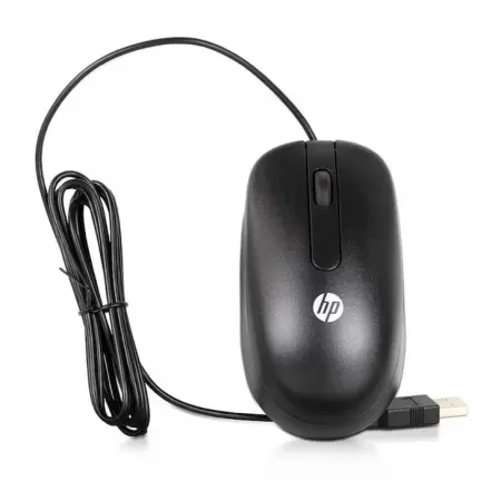 Mouse optic, HP, Genuine, USB, 3 Butoane, Negru [2]