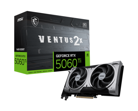 Componente PC NOI - MSI GEFORCE RTX 5060TI VENTUS 2X OC 16GB
