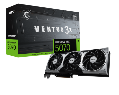 PC, Componente & Software - MSI GeForce RTX 5070 12G VENTUS 3X OC