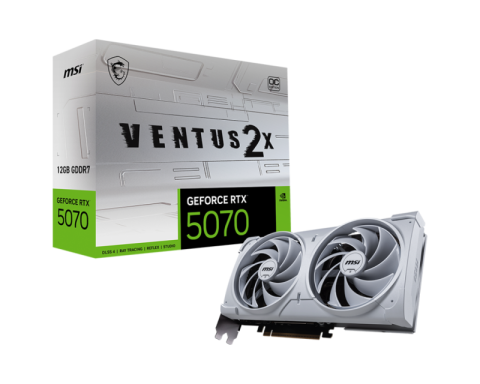 Componente PC NOI - MSI GeForce RTX5070 VENTUS 2X OC White