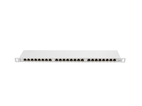 Retelistica - Patch panel 24 porturi 0,5U Cat.6 FTP gr