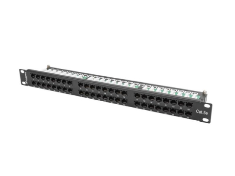 Retelistica - Patch panel 48 porturi 1U Cat.5e UTP ng