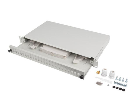 Retelistica - Patch panel fibră rack 19" 1U  24x SC