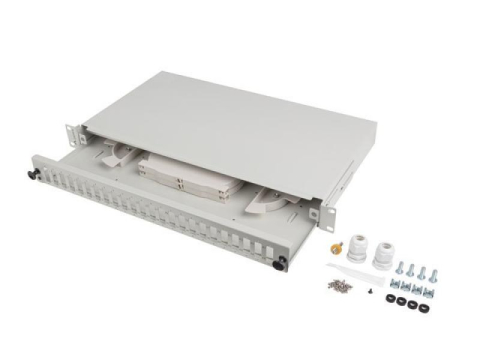 Retelistica - Patch panel fibră rack 19" 1U  24x SC