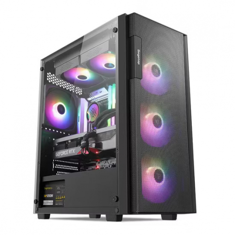 Calculatoare GAMING - PC Probitz i5 12400F, 16GB DDR4, SSD 512GB M.2, 1 TB HDD, ASUS RTX 2060 6 Gb