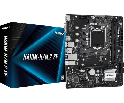 Placi de baza - Placa de baza ASRock H410M-H/M.2 SE Micro ATX LGA1200 socket Intel H370