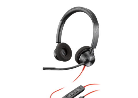 Casti audio - Poly BW 3320 Stereo USB-C HS +USB-C/A