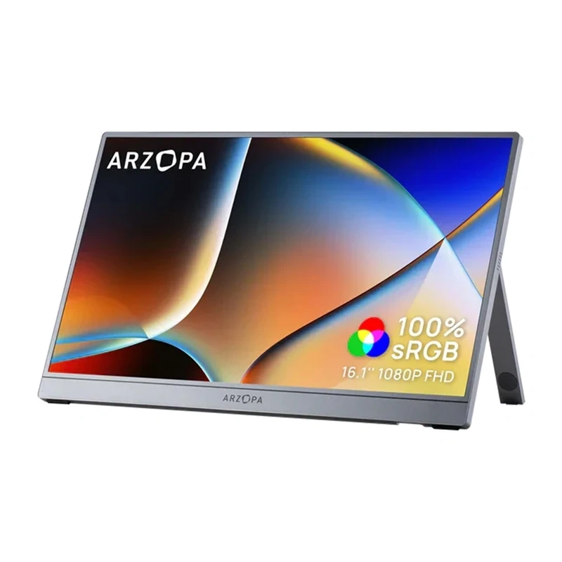 Monitoare NOI - Portable monitor ARZOPA Z1C 16.1" (gray)