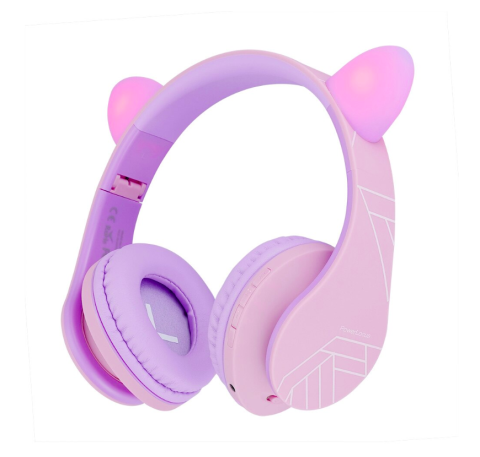 PowerLocus Casti copii KidsCat Purple/Pk [1]