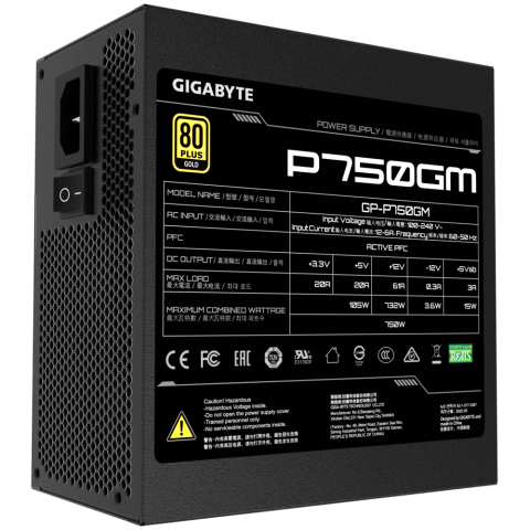 PSU Gigabyte P750GM 80+ Modulara [2]