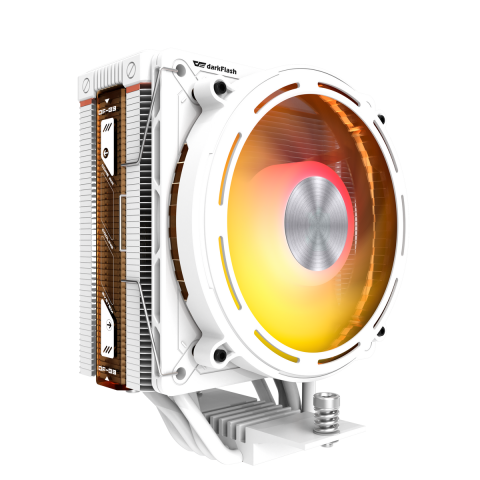 Coolere - Răcire activă pentru procesorul Darkflash E400 (alb)
