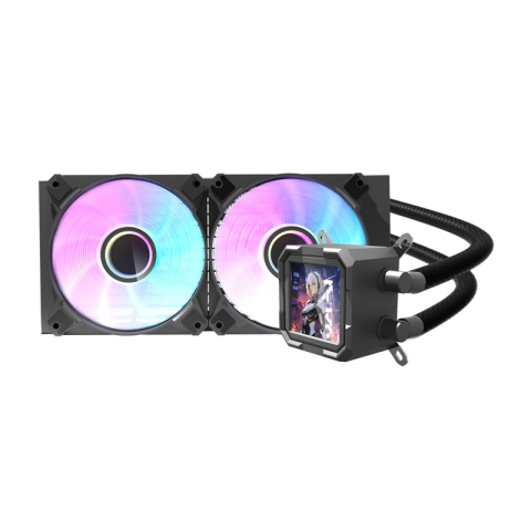Coolere - Răcitor de apă Darkflash DV240S pentru CPU (negru)