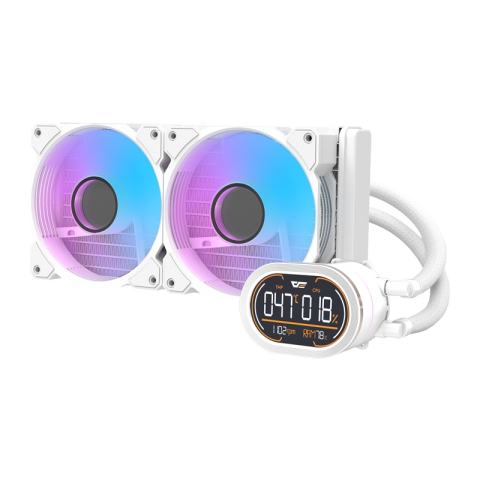 PC, Componente & Software - Răcitor pentru procesor Darkflash DH240D v2 (alb)