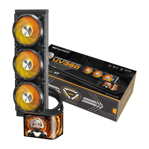 PC, Componente & Software - Răcitor pentru procesor DarkFlash UV360 (negru)