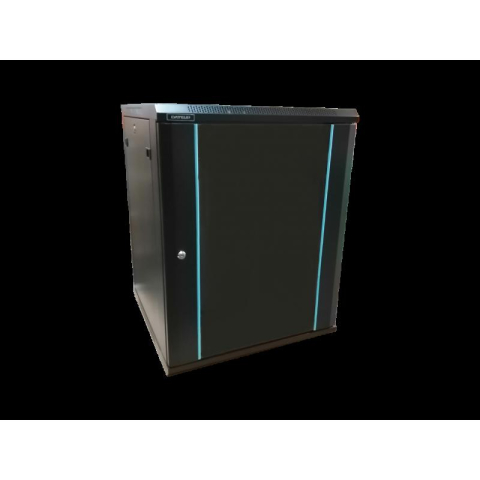 Cabinete metalice - RACK 12U 600x450 MONTAJ PERETE NEGRU