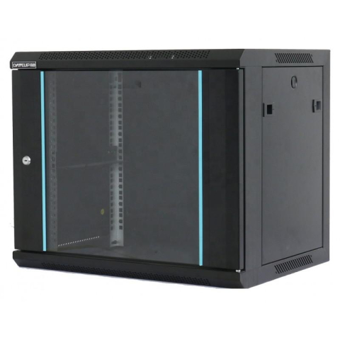 Servere - RACK 9U 600x450 MONTAJ PERETE NEGRU