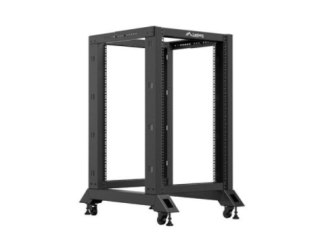 Cabinete metalice - Rack deschis 19" 18U, 600x800, negru