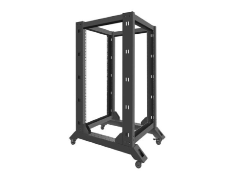 Cabinete metalice - Rack deschis 19" 22U, 600x800, negru  V2
