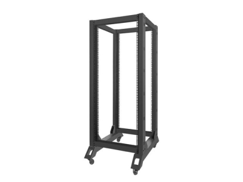 Cabinete metalice - Rack deschis 19" 27U, 600x800, negru  V2