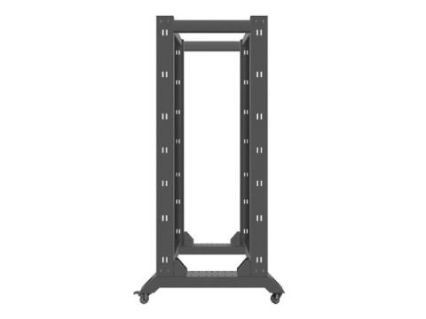 Cabinete metalice - Rack deschis 19" 32U, 600x800, negru  V2
