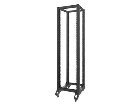 Cabinete metalice - Rack deschis 19" 42U, 600x800, negru  V2