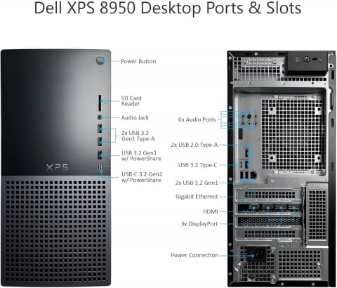 Sistem Dell XPS 8950, i5-12400F, 32 GB DDR5, 512 GB SSD, 1 TB HDD, B580 Titan 12GB [3]