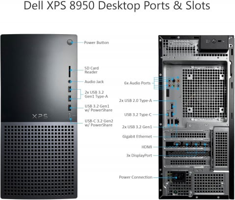 Sistem Dell XPS 8950, i5-12400F, 32 GB DDR5, 512 GB SSD, 2 TB HDD, B570 Guardian 10GB [3]