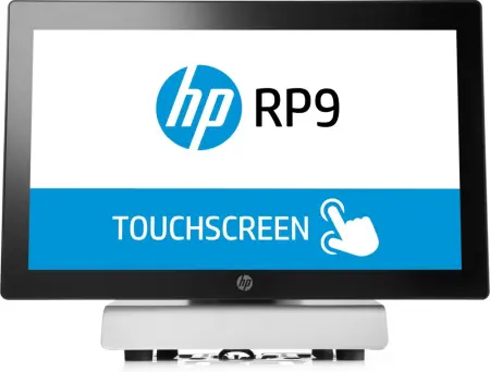 Sistem POS touchscreen HP RP9 G1 9015, 15.6 inch HD, Inteli3-6100T, Intel HD Graphics 510, 8GB DDR4, SSD 128 GB, USB, serial, RJ-45, RJ-12, DisplayPort [1]