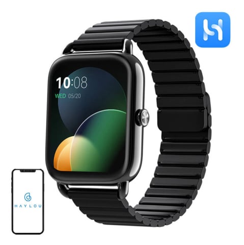 Ceasuri inteligente - Smartwatch Haylou RS4 Plus (negru)