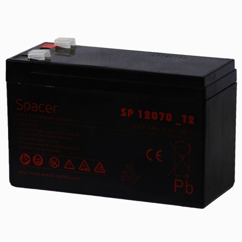 Accesorii UPS-uri - SPC ACUMULATOR UPS 12V/7Ah terminal F2