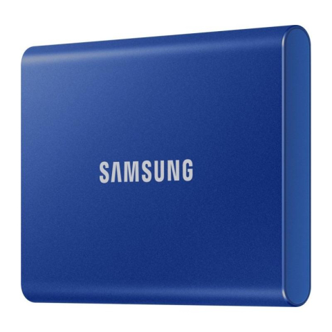 SSD Extern Samsung T7, 2TB, Blue, USB 3. [1]