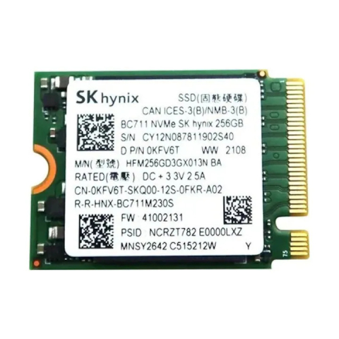 SSD - SSD Hynix, M.2 2230, 256 GB, read/write 2850/1400 MB/s, bulk
