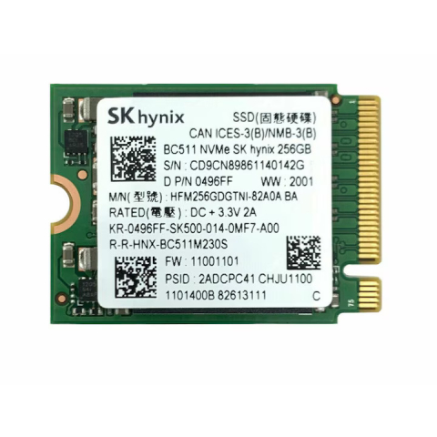 SSD - SSD Hynix, M.2 2230, 256 GB, read/write 2200/2000 MB/s, bulk