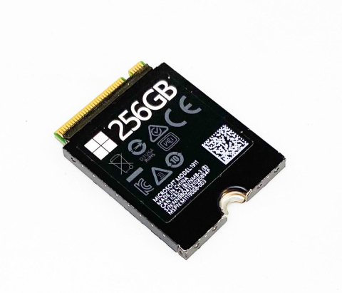 SSD - SSD Microsoft 1911 M.2, 256 GB, read / write 4400 / 3300 MB/s,  Gen 4x4 NVMe, format 2230, bulk
