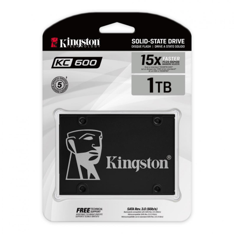 PC, Componente & Software - SSD Kingston  KC600, 1TB, 2.5", SATA III