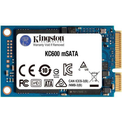 SSD - SSD Kingston  KC600, 512GB,  mSATA