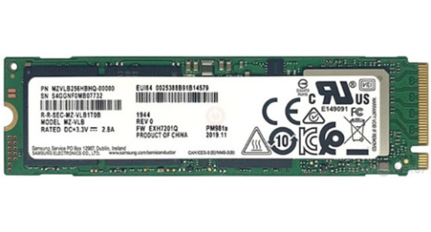 PC, Componente & Software - SSD Samsung PM981a, 256GB, M.2 2280, PCIe Gen 3.0 x4, bulk