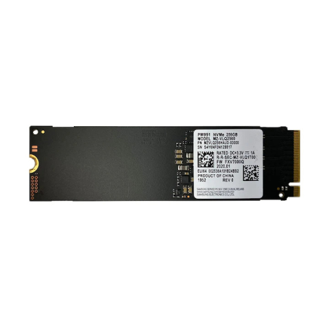 SSD Samsung PM991, 2050 MB/s, 1000 MB/s, 256GB, M.2