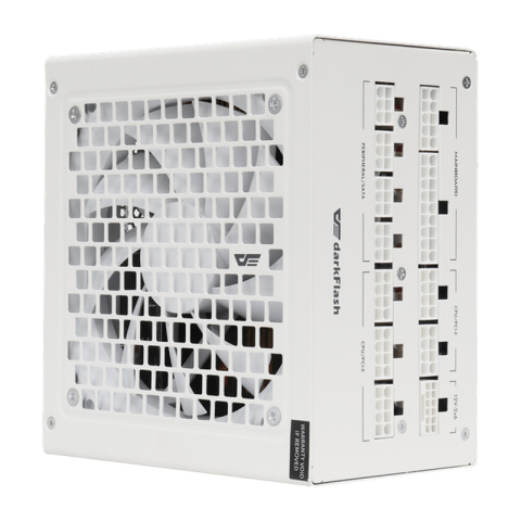 Componente PC NOI - Sursă de alimentare pentru computer DarkFlash PMT1050 (albă)