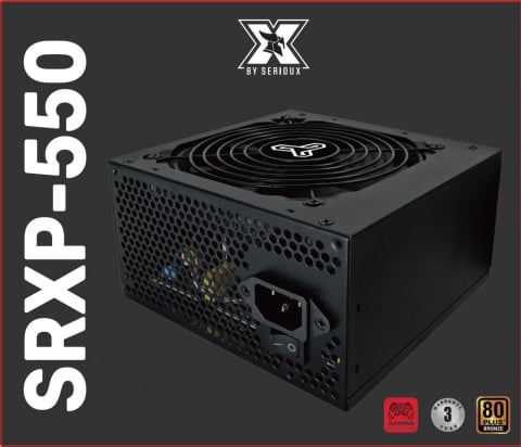 PC, Componente & Software - SURSA PC SERIOUX 550W 80+ BRONZE FAN12CM