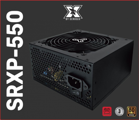 Surse PC - SURSA PC SERIOUX 550W 80+ BRONZE FAN12CM