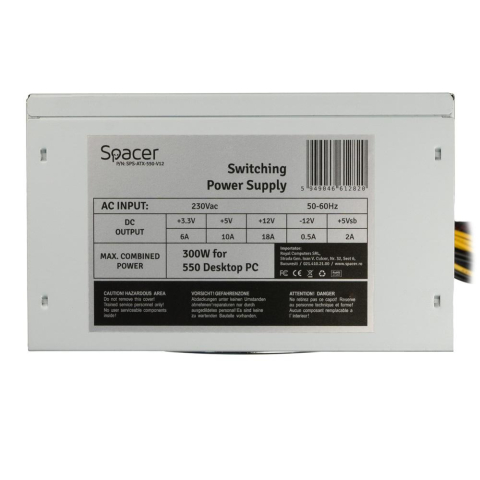 PC, Componente & Software - Sursa Spacer ATX 550, 300W V12