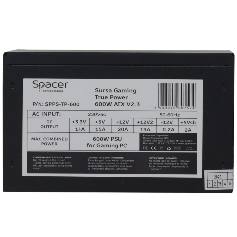 Sursa Spacer ATX TP600 600W [2]
