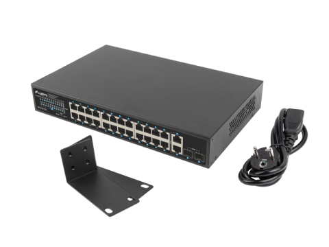 Retelistica - Switch Lanberg 24x Gigabit Ethernet 250W