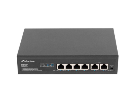 Retelistica - Switch Lanberg Fast Ethernet, 60W