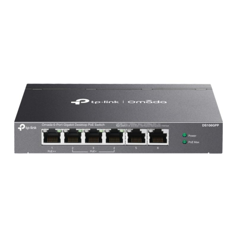 Retelistica - Switch Omada 6-Port 3-Port PoE+ 1-PoE++