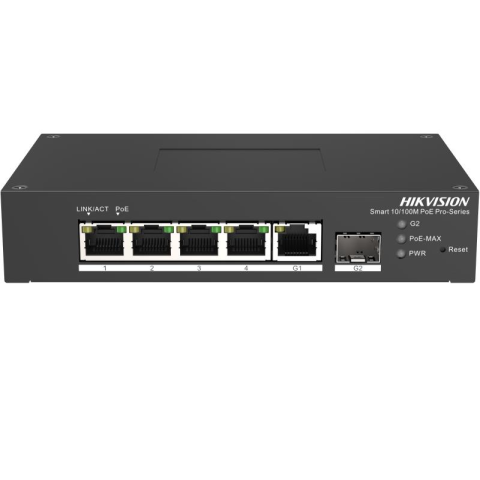 Retelistica - SWITCH POE 4 PORTURI DS-3T1306P-SI/HS