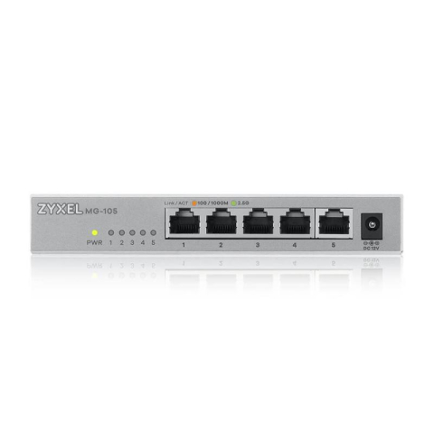 Retelistica - SWITCH ZYXEL XMG105 5 PORT 2.5G 1 SPF+